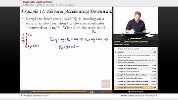 "Dynamics Application" | AP Physics B with Educator.com
