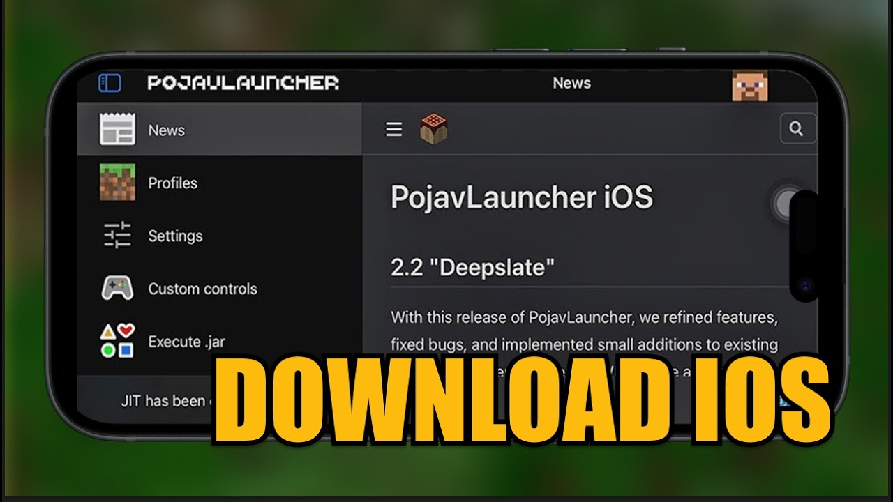 Pojavlauncher on iPhone How to Install Minecraft Java Edition on iOS ...