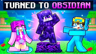 Cash Turned To OBSIDIAN in Minecraft!