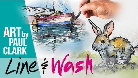 How to paint in Line & Wash - a beginner