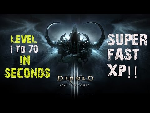 Diablo 3 FASTEST XP LEVEL 1 TO 70 IN SECONDS! PS4 Gameplay Hacked WIZARD!