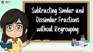 Subtracting Fractions without Regrouping