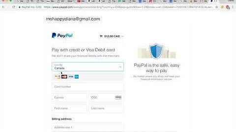 Pay With Credit Card Through PayPal WITHOUT PayPal Account