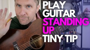 Playing Standing Up / Perfect Strap Height  - Tiny Tuesday Tips with sTuart!