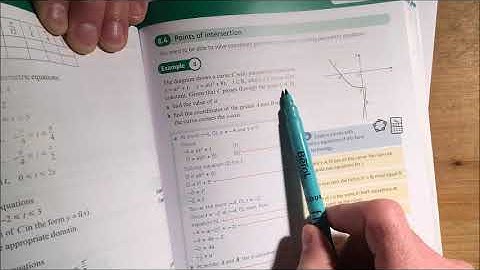 39  Points of Intersection with parametrics Chapter 8 section 4 Edexcel Pure A Level