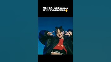 Her expressions while dancing are🔥#lisa