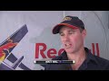 Pilot Matt Hall Skims Water During Red Bull Air Race Qualifying Session Windsor 2010