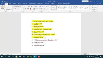 Teorik Yazılım Mülakat Soruları - 3