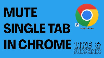 How To Mute Single Tab In Chrome | Chrome Tips