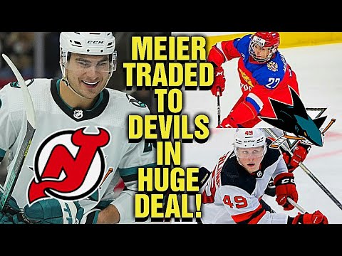 Sharks trade Timo Meier to Devils in huge nine-player, four-pick deal