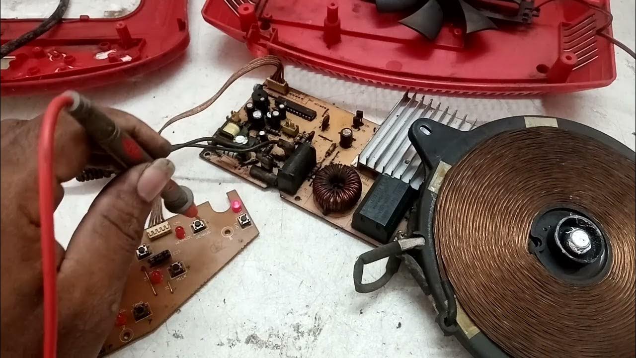 Induction cooker not detecting pan PCB Repir MRS Electronics 036