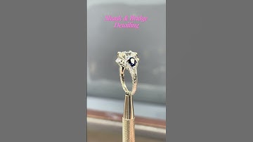 Shank & bridge craftmanship that makes a ring truly unique💍✨ #craft #ring #detailing #shank #bridge