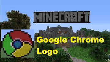 Minecraft Pixel Art: Google Chrome Logo Tutorial