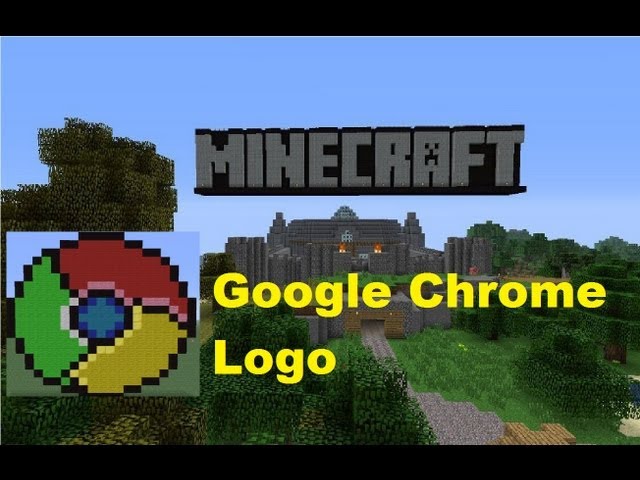 Google chrome logo-PIXEL ART! Minecraft Map