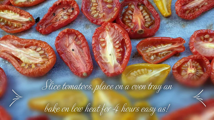 How to make easy oven dried tomatoes