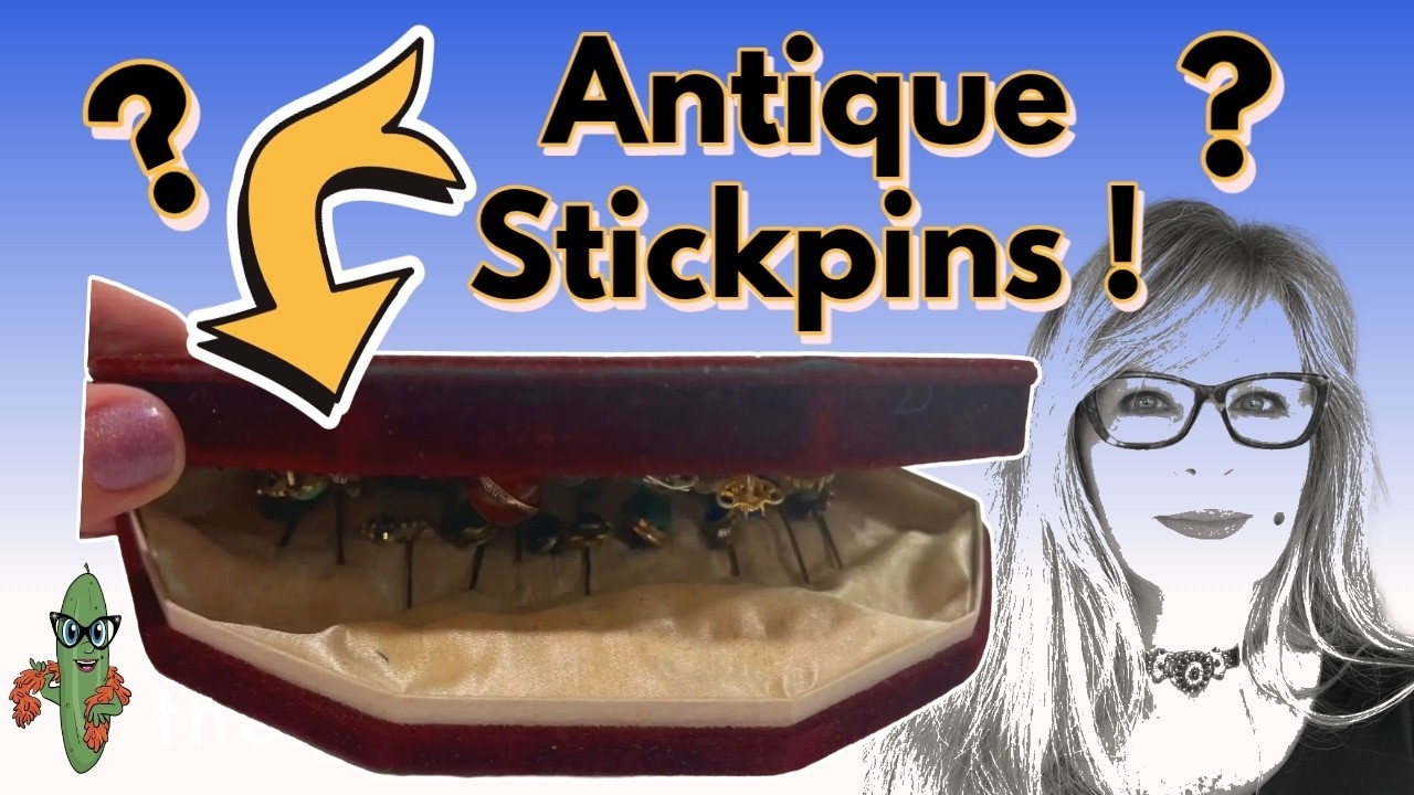 What's in this antique red velvet box??? - YouTube