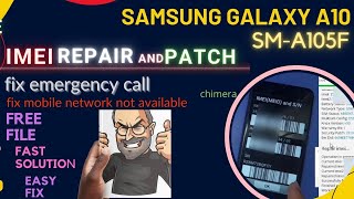 samsung a10 imei repair - A105f imei repair and patch -fix ng- samsung imei repair