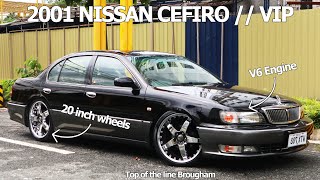 2001 NISSAN CEFIRO BROUGHAM VIP A32 // VIP THEME // FULL CAR REVIEW