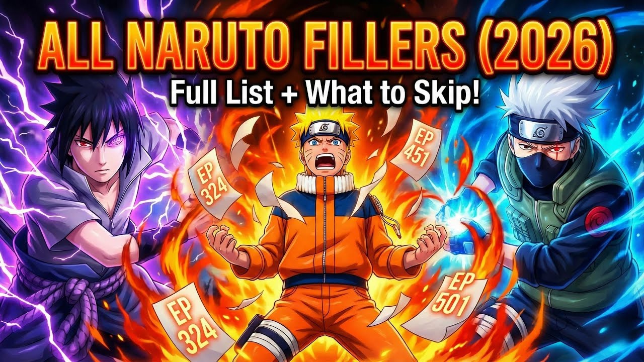 List of Complete Naruto - Filler Episodes 2024 - YouTube