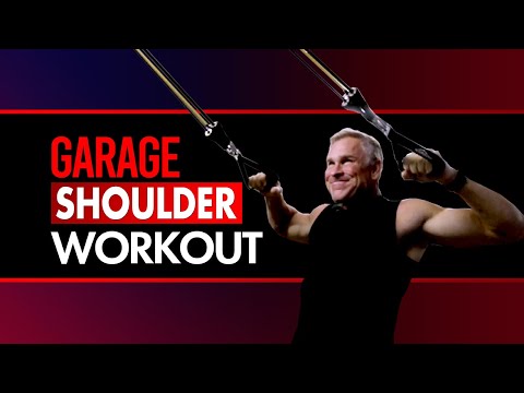 Creative Shoulder Exercises Using Dumbbells along with a Resistance Band Loop