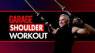 Garage Gym Shoulder Workout (Resistance Bands and Dumbbells!)