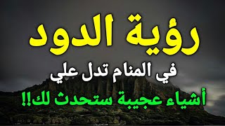 تفسير رؤية الدود في المنام، الدود في الحلم يدل علي أشياء عجيبة ستحدث لك!!