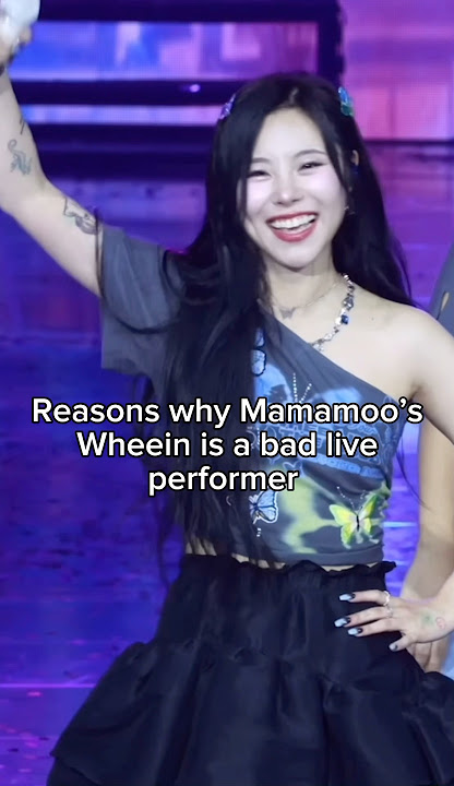 Wheein THE live performer? #wheein #mamamoo #solar #moonbyul #hwasa #kpop #shorts