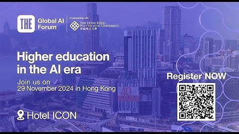 【Open for registration📣】Times Higher Education (THE) Global AI Forum
