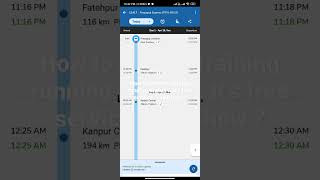 Free train running status in one click ... On your mobile screenshot 2