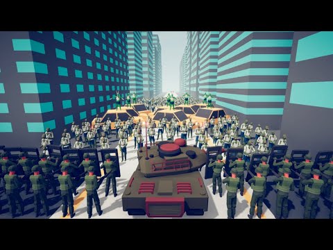 Zombie War and Modern Army Defense Mission TABS Mod Totally Accurate Battle Simulator