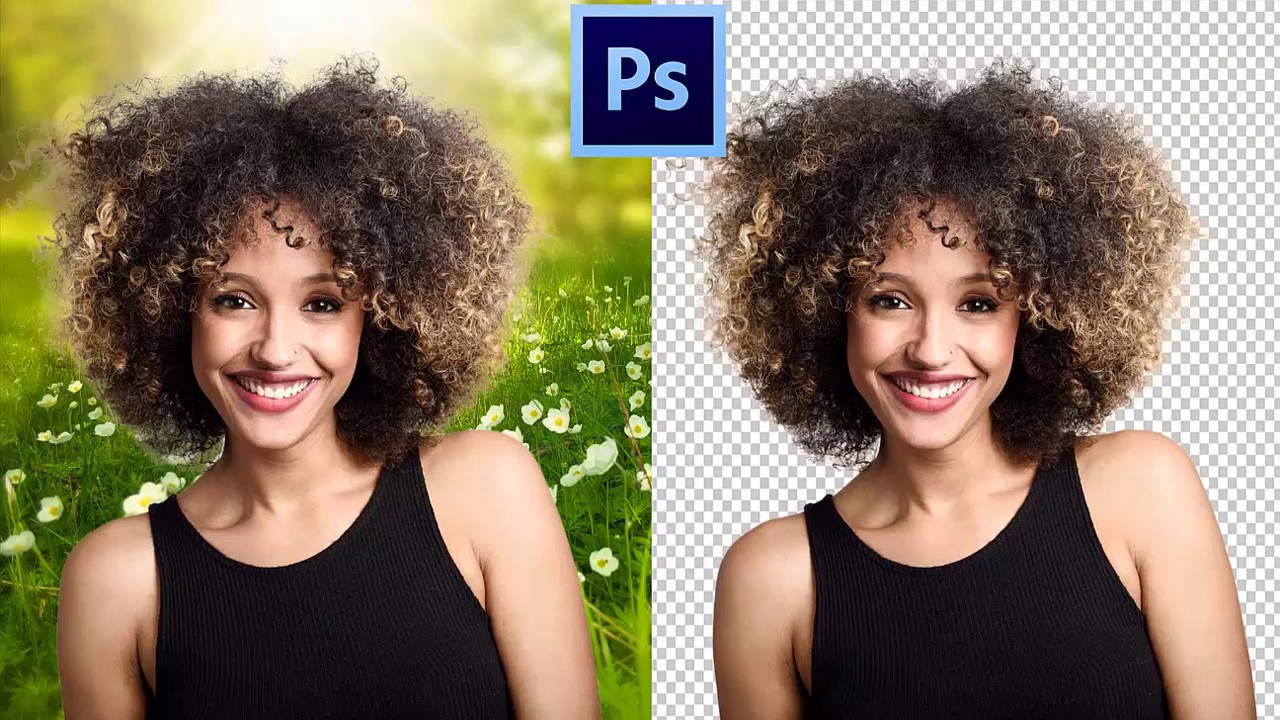 How to Remove Background from Hair in Photoshop