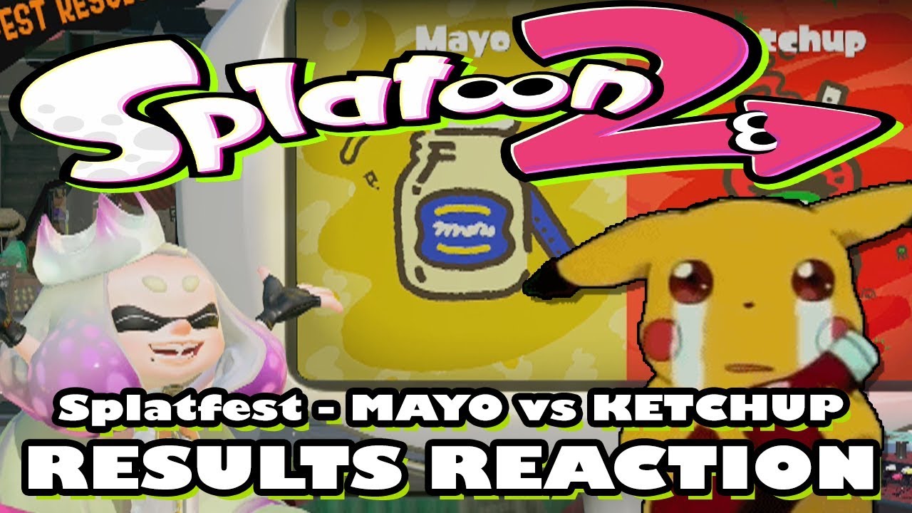 Splatoon 2 Splatfest Mayo vs Ketchup Results Reaction YouTube