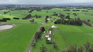Drouin East from the air, Victoria, Australia
