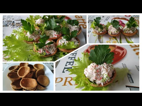 Video: How To Make Crab Stick Tartlets