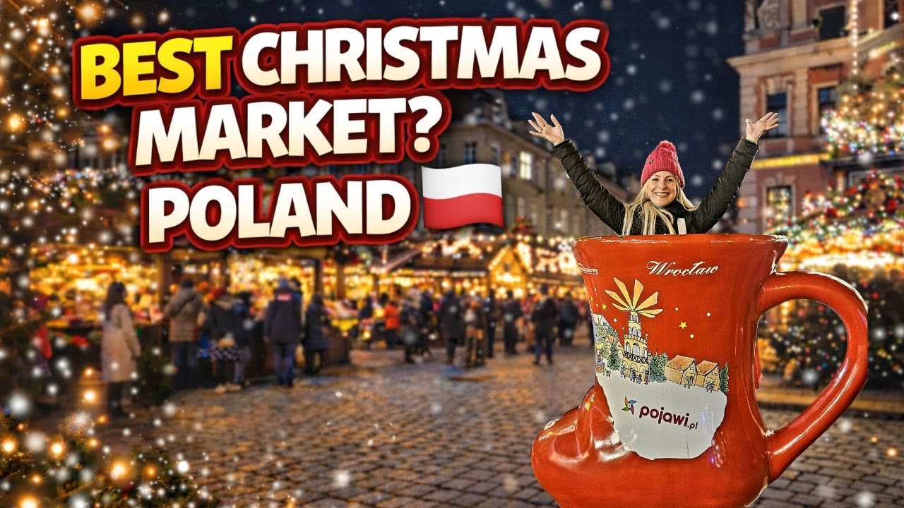 Лучший рождественский рынок в Польше? 🇵🇱 | Волшебная зимняя сказка Вроцлава