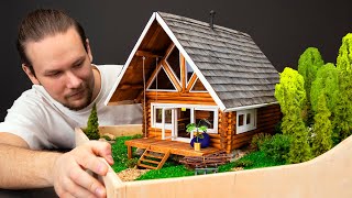 How To Make Miniature Wooden Chalet | Woodworking DIY