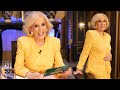 Mirtha empezó su legendario almuerzo luciendo un amarillo muy llamativo y alegre ¡RADIANTE!