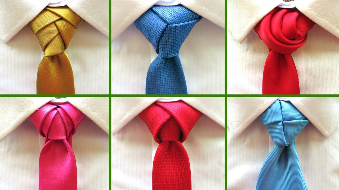 How to tie a tie - Tulip necktie knot tutorial