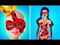 How to Become Ladybug in Real Life! From Nerd Doll to Beauty Ladybug with Tiktok Gadgets by TeenVee