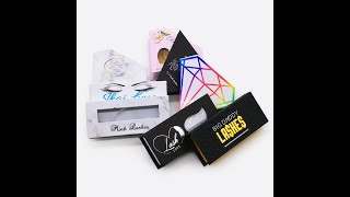 5pcs custom eyelashes packing boxes gift box lashes package customize storage cases makeup cosmetic
