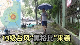 VLOG 115 | 13级台风“黑格比”正面登陆温州，是怎样的体验？| 13 level Typhoon Hagupit hit WenZhou