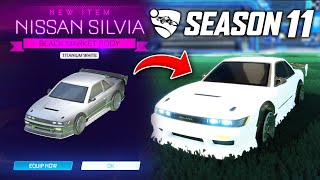 NEW FULL WHITE CAR On Rocket League!