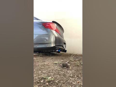 G37 Muffler And Resonator delete - YouTube