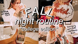 *PRODUCTIVE* fall college night routine! | finishing to-do lists, zoom calls, editing videos,+ MORE