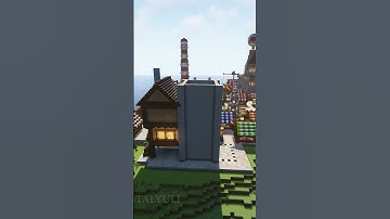 Minecraft Timelapse: Tower with two Houses 🏠🏰🏠
