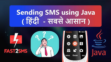 Sending SMS using Java | Fast2SMS.com | Simple Steps | HINDI