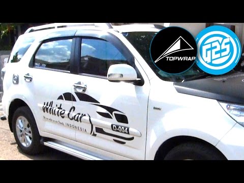 White Car Indonesia Sticker Modification: White Car Indonesia Project 