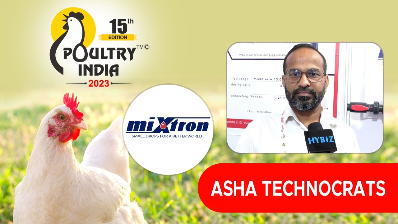 Manufacturer of  Chemical Dosing Pump | Asha Technocrats l Poultry India 2023 | Hybiz tv