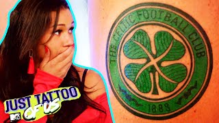 Rangers fan boyfriend a celtic tattoo ...