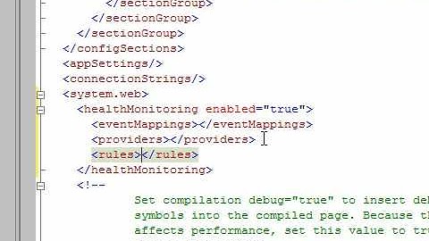 ASP.NET Health Monitoring - Part 1 of 5